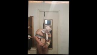 Video 902506803: amateur bondage slave, bondage slave training, humiliate male slave, solo slave