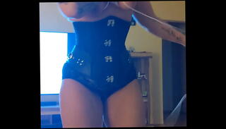 Video 1388044005: bound bdsm, bound boobs, self bound, titts