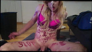 Video 1573245701: shemale dominates sissy, sissy humiliation, sissy faggot, sissy cam, sissy pig, daddy cam