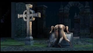 Watch the video about Fucking Zombie in weird Dark Cartoon fantasy