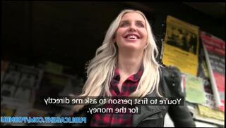 Watch the video about PublicAgent British Tall Blonde fucks stranger