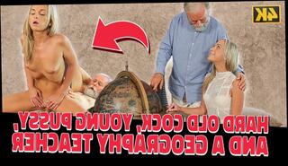 Watch the video about OLD4K. Old dad spends wonderful time with adorable blonde