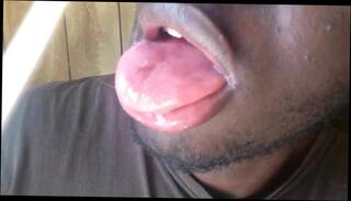 Video 334834301: tongue fetish drooling, spit drool fetish, man gay, gay hd