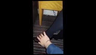 Video 291047501: nylon wife, nylon legs, nylon stroking, nylon dress, nylon rubbing, legs straight