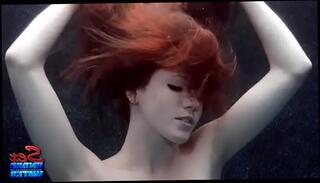 Video 674304005: elle alexandra, redhead strips masturbates, underwater strip, glamour masturbating