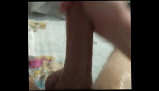 Video 976106075: oil solo, oiled cock handjob, solo boy handjob, oil handjob big, big white cock solo