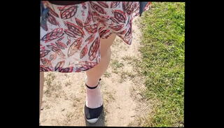 Video 1187214525: sexy crossdresser, crossdresser skirt, crossdresser outdoor, sexy short skirt, sexy spring