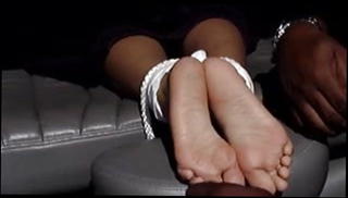 Video 1436214001: feet tickling torment, foot torment, bdsm torment, woman feet, feet straight, tormented rough, young feet