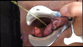 Video 789337801: speculum piss, pissing peeing, pee straight