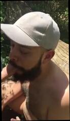 Video 290628901: amateur gay blowjob, gay bear blowjob, gay blowjob outdoors, fat gay blowjob