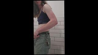 Video 1666654793: solo amateur trans, trans diaper, diaper girl, big dick solo, trans bathroom