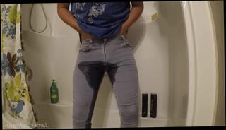 Video 1273797603: solo male piss, solo gay amateur, pissing clothed, pee clothes, piss shower, guy peeing