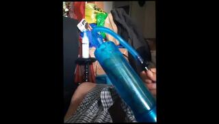 Video 1574860703: fetish pump, solo pumped, solo amateur toys, dick pump, solo male toy