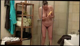 Video 73270901: granny web cam, granny takes shower, old mature granny, straight cam