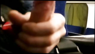 Video 1341972901: horny skinny, skinny gay, public train gay, train masturbation