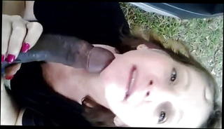 Watch the video about Amateur MILF Sucking BBC Like A Pro