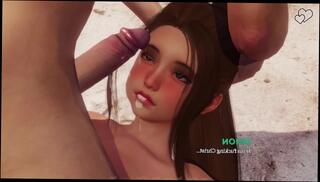 Watch the video about Eternum - Dalia Suck dick then Swallows Cum at the Beach