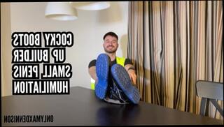 Video 1597311443: fetish gay solo, fetish humiliation, fetish amateur gay, small penis humiliation, fetish male gay, boots humiliation