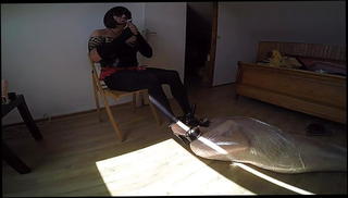 Video 979270501: crossdresser bondage, crossdresser couple, gay crossdresser, crossdresser smoking, mistress sub