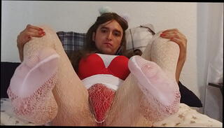 Video 1046997565: shemale lingerie solo, tranny solo, solo boy, stockings solo, first cock