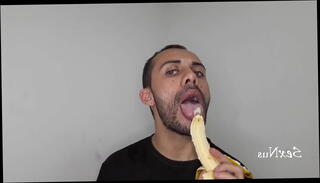 Video 1543196145: vore fetish, vore swallowed, fetish hunk, open mouth fetish, drool fetish, eating fetish, swallows delicious, semen