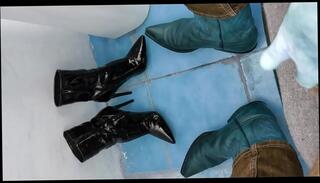 Video 957094285: pee boots