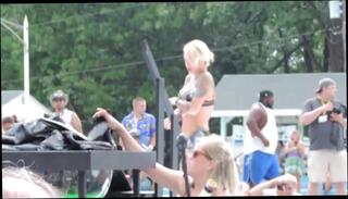 Video 784558004: tits striptease, public striptease, small striptease, small tits blonde, nude