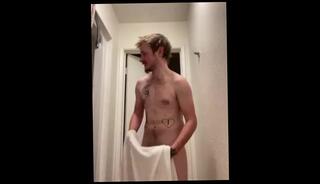 Video 1497150203: white boy solo, boy solo male, amateur solo male, solo male shower, behind amateur, 60fps amateur