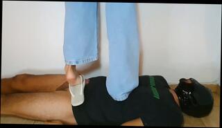 Video 1577730183: feet slave foot worship, foot fetish feet worship, female domination foot fetish, amateur foot worship, slave domination trample, female domination face slapping, shoe worship slave, shoejob foot, flip flop, collection, goddess