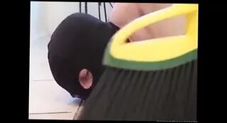 Video 143004901: slave femdom, straight slave, kitchen slave, slave eat, blonde slave