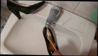 Video 312984901: wife pissing, high heels pissing, heels gay, man gay, gay hd