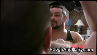 Video 105506025: booty spanked, hairy gay bear, hairy bear blowjob, guy booty