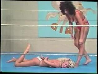 Video 216896901: vintage wrestling catfight, retro catfight, retro vintage blonde, retro lesbian, topless catfight, vintage straight, brunette catfight