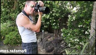 Watch the video about Gorgeous blonde Kristal Summers pussy fingered outdoors