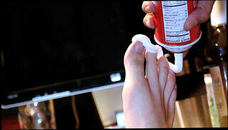 Video 1588348154: interracial gay twink, gay twink fetish, pov interracial amateur, licking whipped cream, cum feet