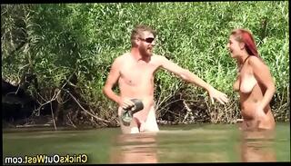 Watch the video about Aussie girlfriend creamed