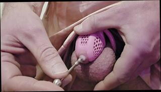 Video 1623657533: sissy plugged caged, sissy solo, solo amateur trans, urethral sissy, sissy deep