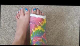 Video 206408501: webcam foot fetish, foot fetish hd, straight foot, toe nails, foot cast