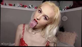 Watch the video about Valentines Tongue Show