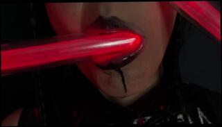 Watch the video about Sith-girl sucks two lightsabers