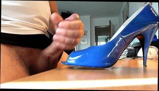 Video 293347601: jerking cumming, high heels jerks, heels gay, shot gay, man gay