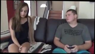 Video 286789904: brother sister, skinny small tits teen, skinny teen cum, tits teen cum swallowing, cum spank