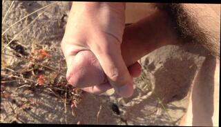 Video 201842801: hairy man jerking, hairy penis, hairy gay man, beach hairy