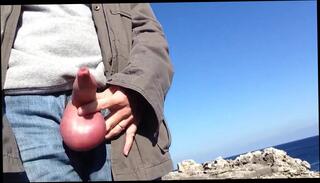 Video 169149701: pumping cum, gay pump, pumped outdoors, man pumps, balls swinging