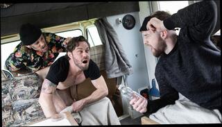 Video 1575747184: gay bareback hunk, bareback sex cumshot, latin hunk bareback, barebacks pierced, uncut cock, glory hole, mouth fuck, fucking tattooed