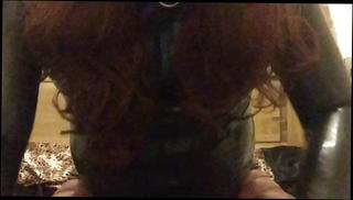 Video 1571165171: latex slut, gay latex, dildo fucking, latex dress, cam cum