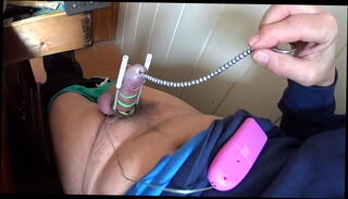 Video 1593675005: penis plug inserted, plug ball, dick plugged, plug cock, plug sounding, long plug