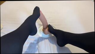 Video 1609837643: foot fetish feet worship, dildo pantyhose nylon, femboy dildo solo, foot worship pov, pantyhose nylon tease, trans solo dildo, foot fetish ts, amateur femboy solo, solo dildo webcam, male foot worship, black pantyhose, pov 60fps