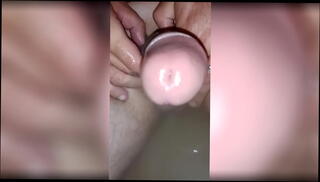 Video 1366279985: shaved cock balls, shaved dick balls, smooth cock balls, bathroom cock