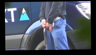 Video 819629104: caught pissing, caught outdoors, gay outdoor